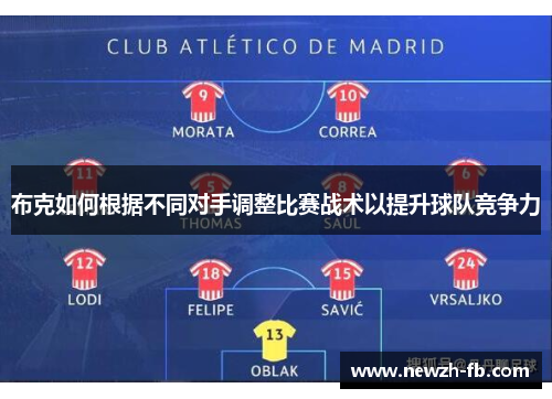 布克如何根据不同对手调整比赛战术以提升球队竞争力